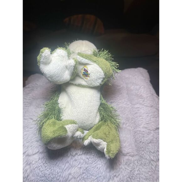 Ganz Kids Green Very Frizzy Fuzzy Green Frog Stuffed Animal Plush Toy - Picture 15 of 16